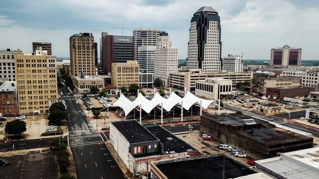 Downtown Shreveport.