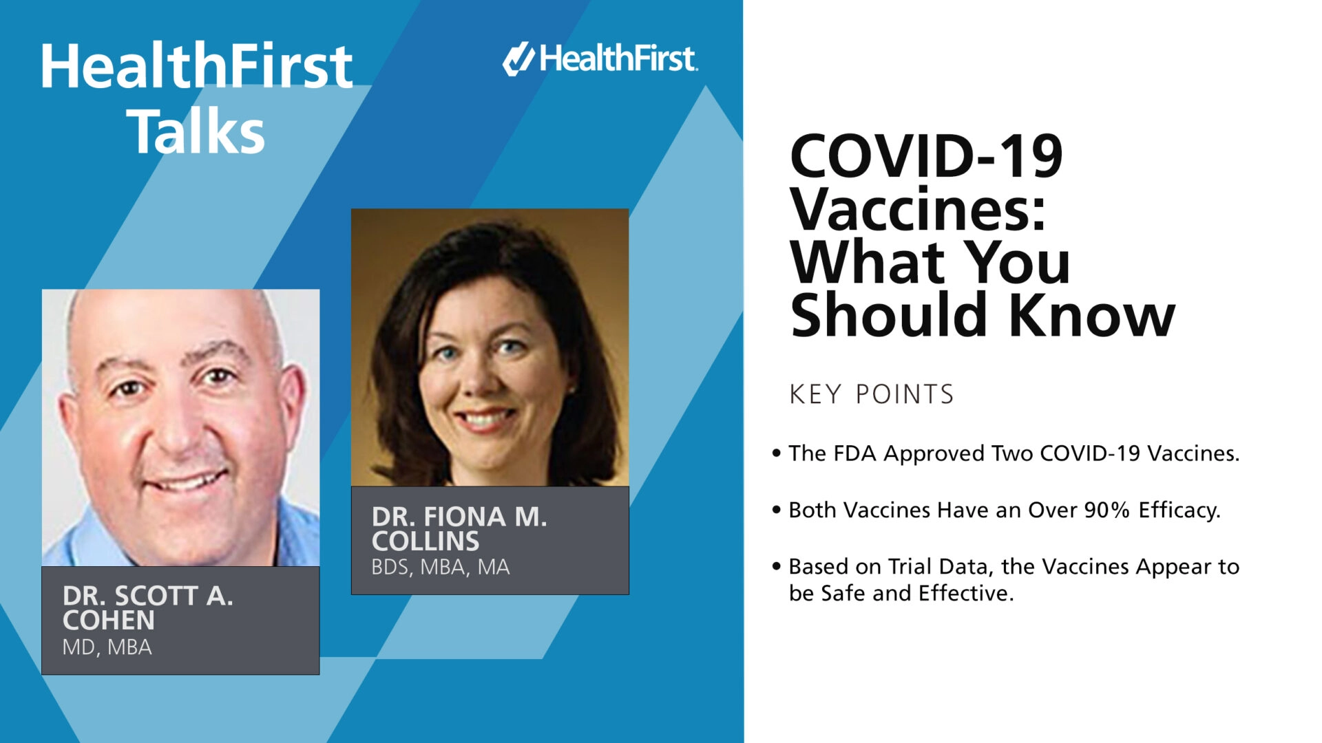 HealthFirst Talks: COVID-19 Vaccines: What You Should Know - MarketScale