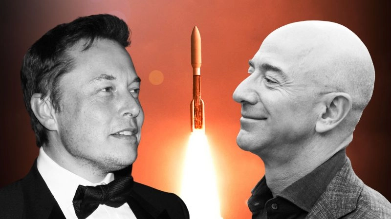 What is the Difference between SpaceX and Bezos' Blue Origin?
