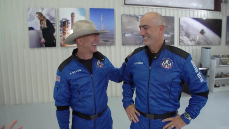 Jeff Bezos' First Interview After Returning from Space