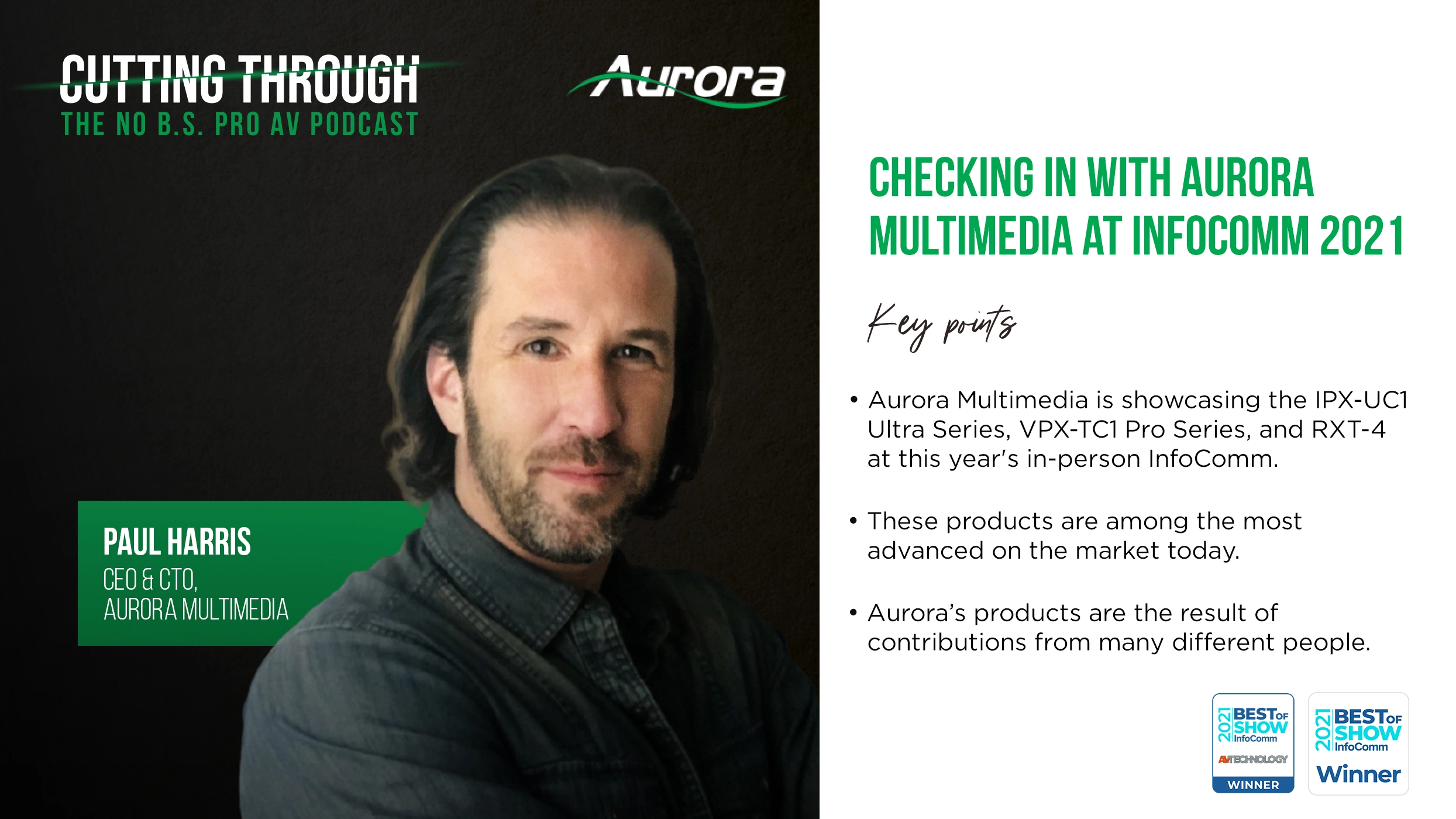 Cutting Through: Checking In with Aurora Multimedia at InfoComm 2021