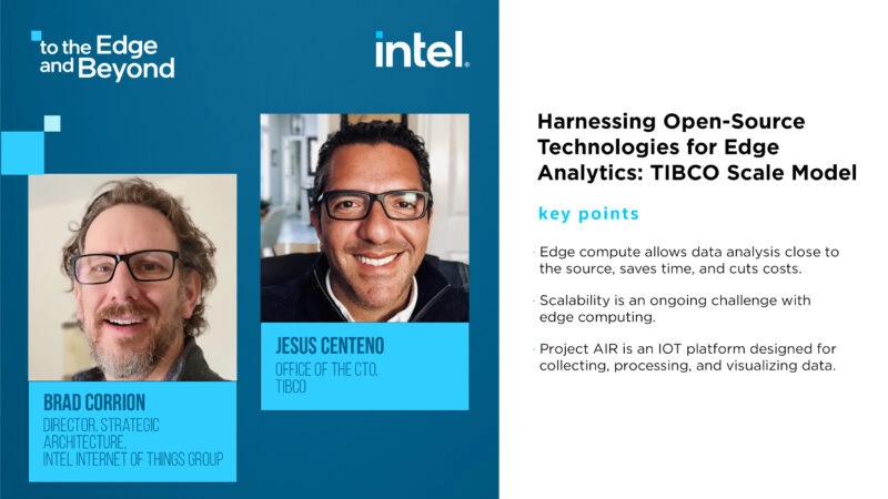 Harnessing Open-Source Technologies for Edge Analytics: TIBCO Scale Model
