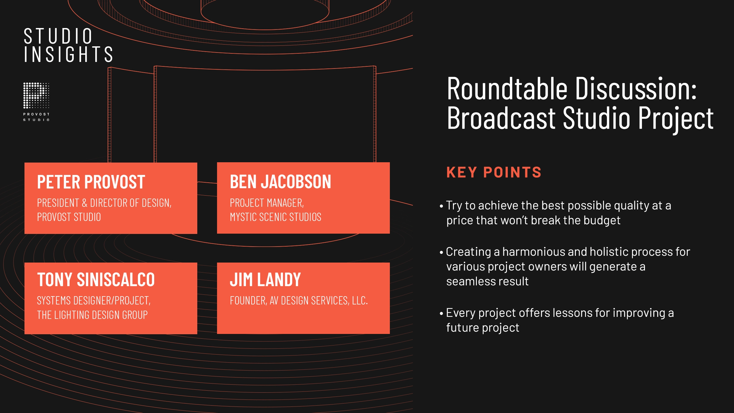 Roundtable Discussion: Broadcast Studio Project for FOX 5 DC