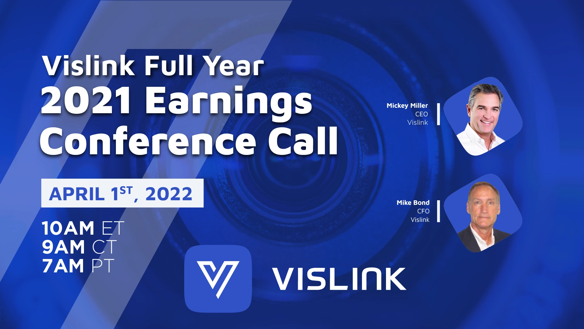 Vislink Full Year 2021 Earnings Conference Call