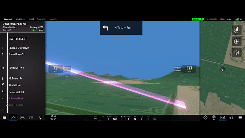 Honeywell UAM SVO test