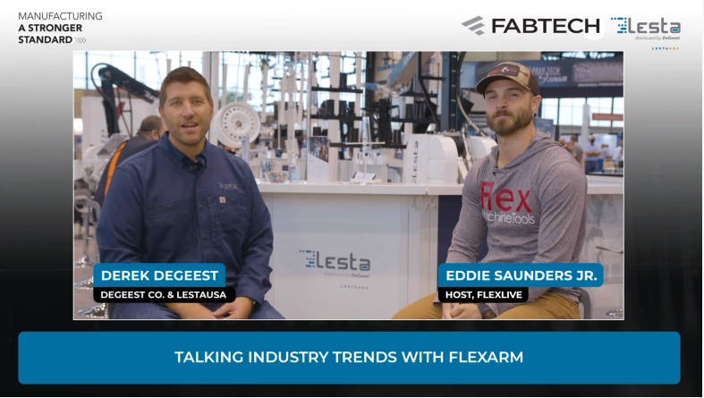 Live from FABTECH 2021: Eddie Saunders of Flex Machine Tools
