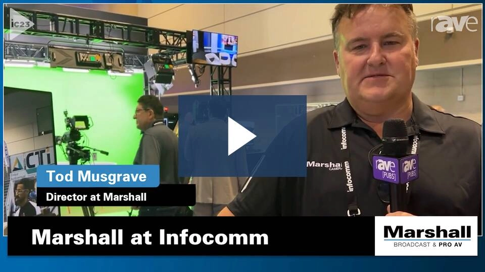 InfoComm 2023: The PoV Camera Spotlight Shines Brightly on Marshall and Its New Series of Cameras.