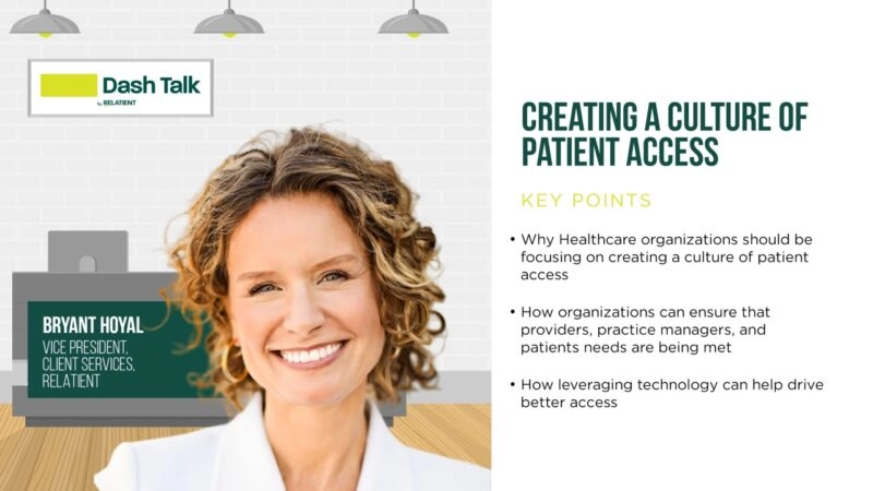 Patient access is a crucial aspect of a person’s overall healthcare experience, heavily driven by the ease of access to care.