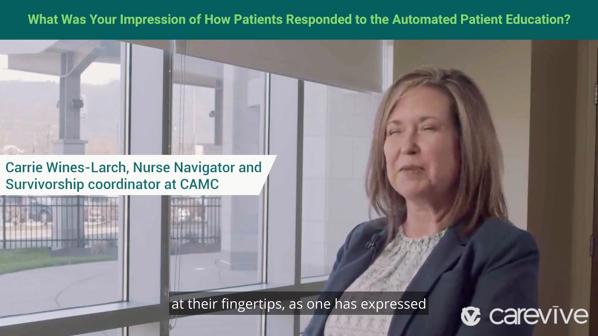 What Was Your Impression of How Patients Responded to the Automated ...