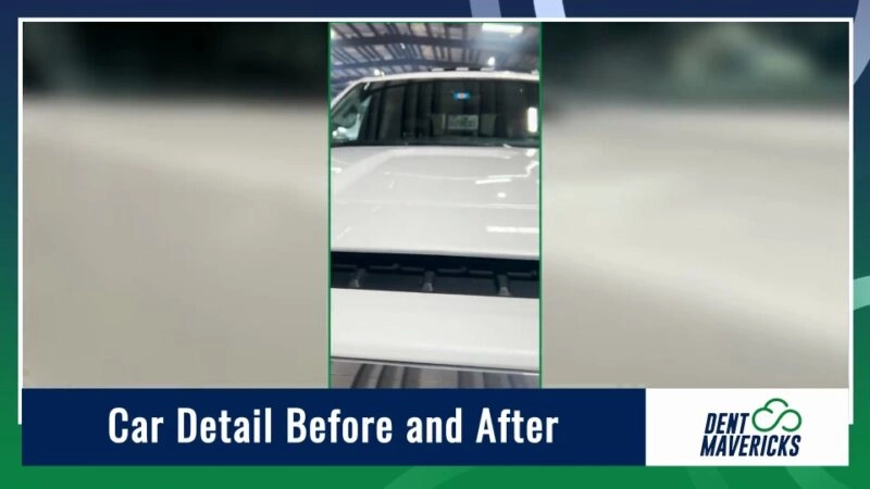 Before and After Hail Damage Reveal