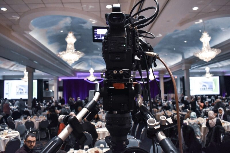 Camera Pointing at the Stage of an Event