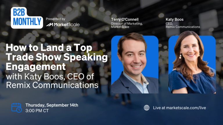 How to land a top trade show speaking engagement