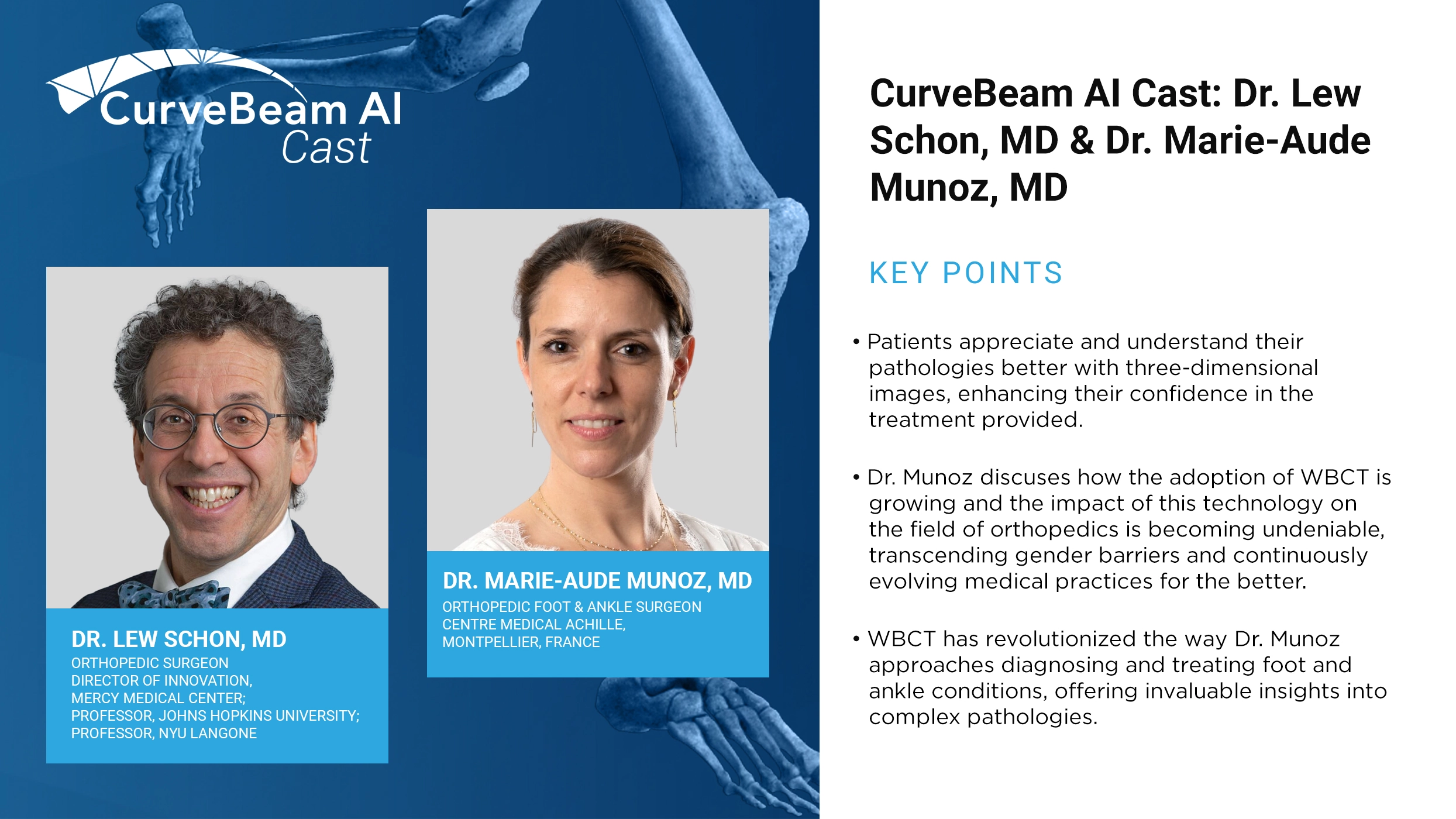 CurveBeam AI Cast: An Entrepreneurial Physician in France Opens a Weight Bearing CT-Centered Private Clinic