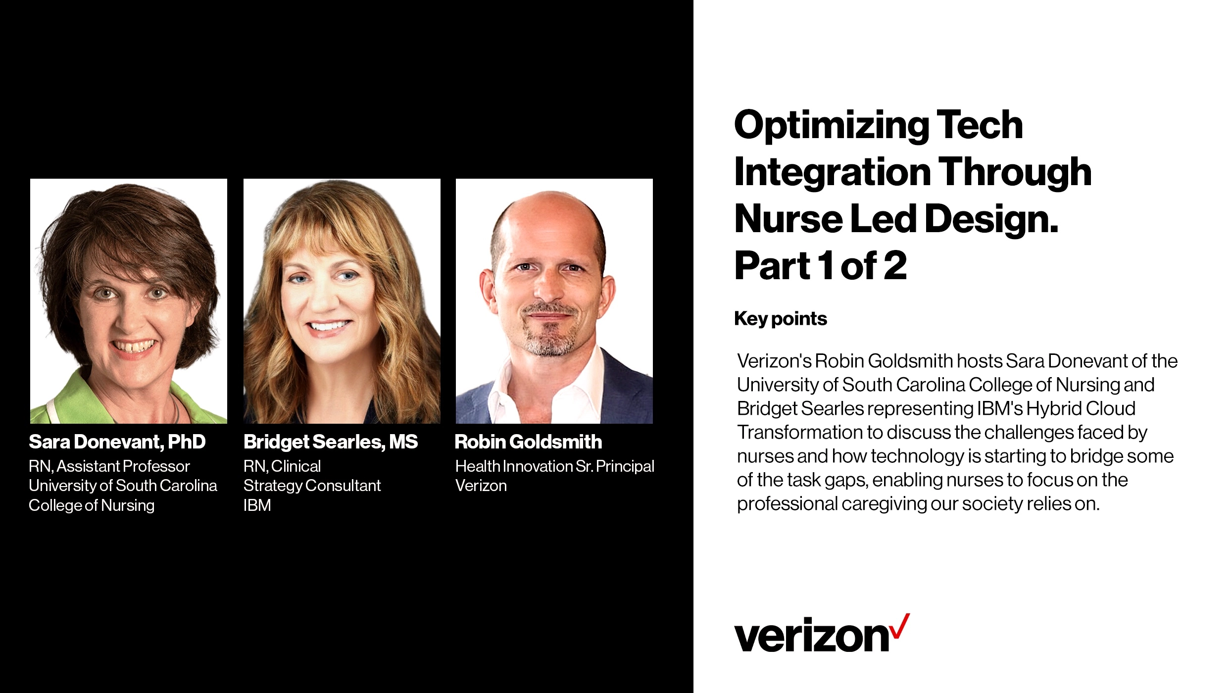 Optimizing Tech Integration Through Nurse Led Design. Part 1 of 2.