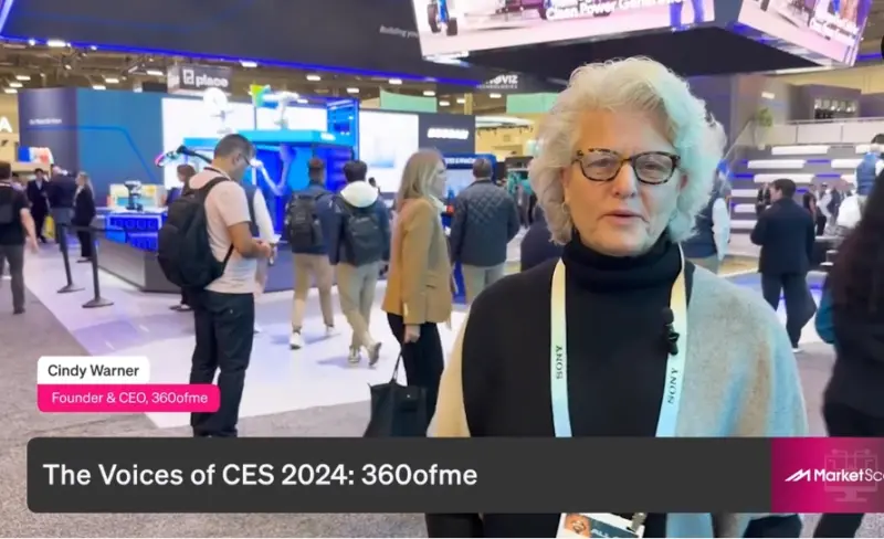 Cindy Warner 360ofme, talks trust with consumers and transparency at CES 2024