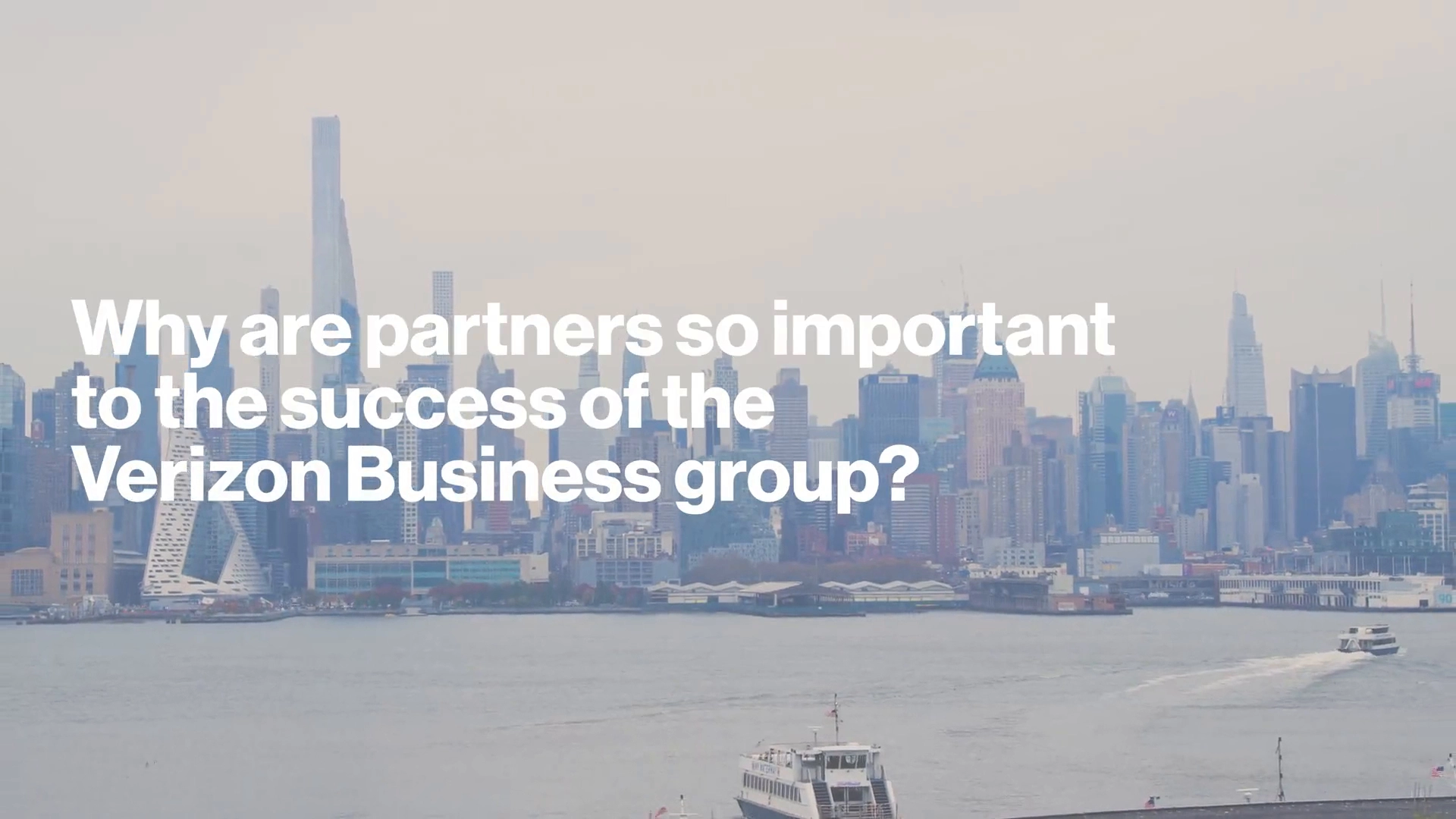 Why are partners so important to the success of Verizon Business?