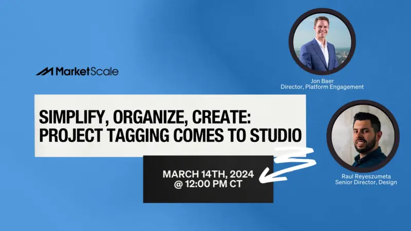 Simplify, Organize, Create: Project Tagging Comes to Studio