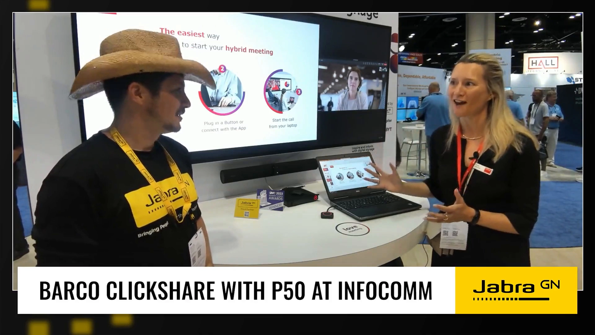 Barco ClickShare with P50 at InfoComm