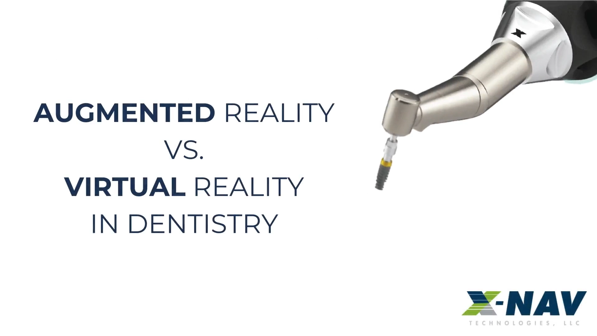 Rephrase single title from this title Augmented Reality vs. Virtual Reality in Dentistry . And it must return only title i dont want any extra information or introductory text with title e.g: ” Here is a single title:”