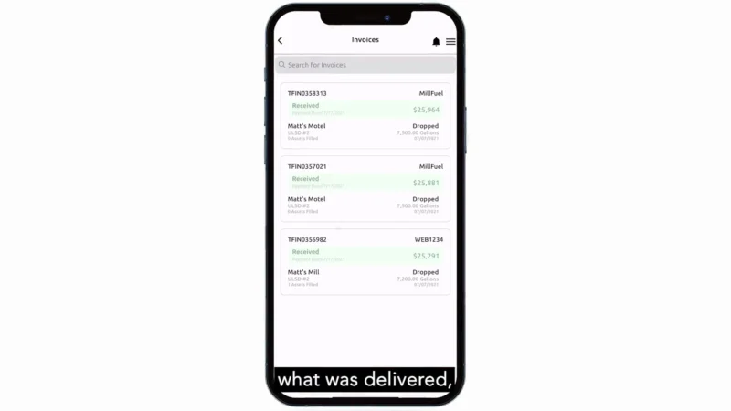 real-time invoicing